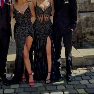 Elegant Black Evening Gown